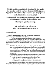 Đề cương ôn tập nội dung thi Chủ nghĩa xã hội khoa học | Đại học Bách Khoa Hà Nội