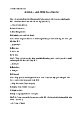 Để ôn tập Quản trị học