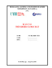 Báo cáo thí nghiệm Cơ học đất | Trường Đại học Giao thông vận tải