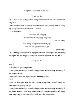 Soạn bài Mùa xuân chín - Kết nối tri thức Ngữ văn lớp 10