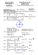 Đề giữa kỳ 1 Toán 11 năm 2024 – 2025 trường THPT Kẻ Sặt – Hải Dương