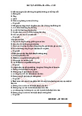 Bài tập chương 2 Cung - Cầu môn Kinh tế vi mô | Trường Đại học Kinh Tế Quốc Dân