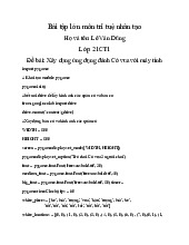 Bài tập lớn Xây dựng game cờ vua bằng Pygame môn Trí tuệ nhân tạo | Trường Đại học Kiến trúc Đà Nẵng