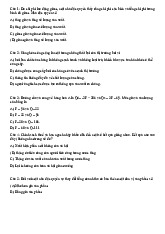 Bài Tập Trắc Nghiệm môn Kinh tế vi mô | Trường Đại học Kinh Tế Quốc Dân