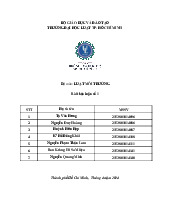 Bài thảo luật luật môi trường | Đại học luật TP. HCM