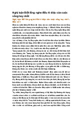 Nghị luận Biết lắng nghe điều kì diệu của cuộc sống hay nhất