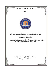 Nền Văn Hóa Việt Nam Tiên Tiến | Bài tập lớn lịch sử đảng