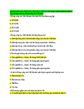 Trắc nghiệm Lịch sử đảng | Đại học Kinh tế kỹ thuật công nghiệp