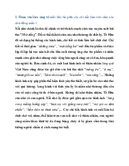 Viết đoạn văn (khoảng 150 chữ) làm sáng tỏ mối liên hệ giữa các chi tiết đã làm nên cảm xúc "nhớ đồng" trong bài thơ | Văn mẫu 11 Kết nối tri thức