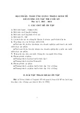 Applied Math_De cuong on tap_Ky I_25-26