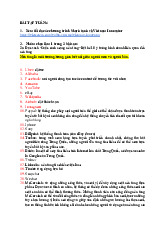 Bài tập tuần 4 - Môn quản trị học - Đại Học Kinh Tế - Đại học Đà Nẵng