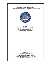 Nghiên cứu ảnh hưởng của MXH đến kết quả học tập của sinh viên trường Đại học Thương mại | Bài thảo luận Phương pháp nghiên cứu khoa học