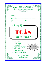 640 bài tập trắc nghiệm Toán 10 (HK1) có đáp án – Trần Quốc Nghĩa