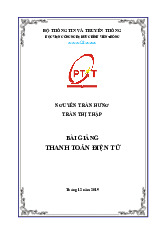 Bài giảng môn Thanh toán điện tử | Học viện Công Nghệ Bưu Chính Viễn Thông