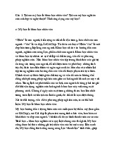 Câu hỏi ôn tập mĩ học đại cương | Trường Đại học Khoa Học Xã Hội và Nhân Văn, Đại học Quốc gia Hà Nội