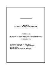 Tiểu luận xây dựng nền dân chủ xã hội chủ nghĩa | Môn chủ nghĩa xã hội khoa học