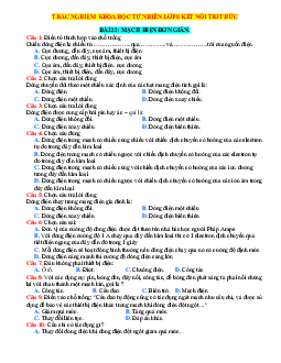 Trắc nghiệm KHTN 8 Kết nối tri thức bài 22 Mạch điện đơn giản (có đáp án)