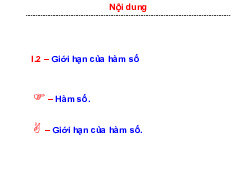 Lý thuyết Giới hạn hàm số liên tục | Môn toán cao cấp