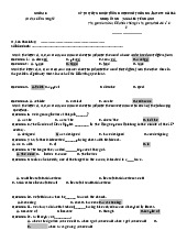Đề thi tham khảo kỳ thi tốt nghiệp trung học phổ thông năm 2022 số 17 | Học viện Hành chính Quốc gia