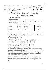 Thống kê - Chuyên đề thống kê và xác xuất | Trường Đại học Sư phạm Hà Nội