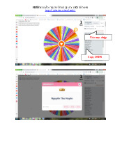 Hướng dẫn tạo vòng quay gọi tên học sinh