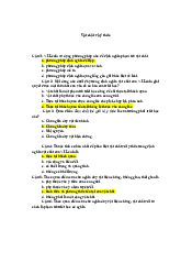 Trắc nghiệm kiểm tra  điều kiện | Trường Đại học Sư phạm Hà Nội