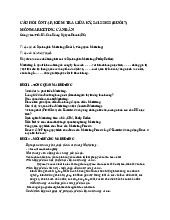 Ôn Tập Ktra Giữa Kỳ Môn Marketing Căn Bản | Đại học Nguyễn Tất Thành