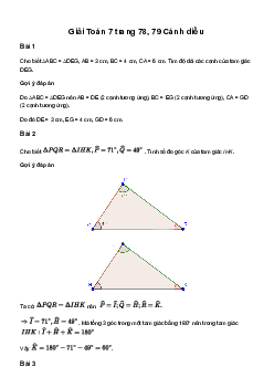 Giải Toán 7 bài 13: Tính chất ba đường cao của tam giác | Cánh diều