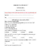 TOP 10 đề thi giữa học kỳ 1 môn Khoa học tự nhiên lớp 8 năm học 2024 - 2025
