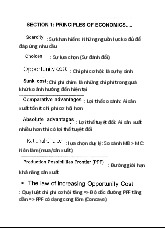 Tóm tắt Microeconomics - Các Khái Niệm Quan Trọng và Lý Thuyết | Microeconomics | Trường Đại học Quốc tế, Đại học Quốc gia Thành phố Hồ Chí Minh