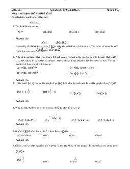 Cal1 Mid S22021 22 with Answer key short