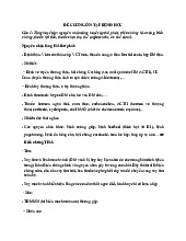 Đề cương ôn tập tự luận học phần Bệnh học | Trường Đại học Phenikaa