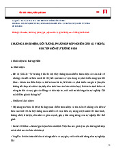 Chương 1: Khái niệm, đối tượng và phương pháp nghiên cứu và ý nghĩa học tập | Môn tư tưởng Hồ Chí Minh