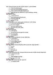 Full trắc nghiệm - An ninh mạng | Học viện An Ninh Nhân Dân