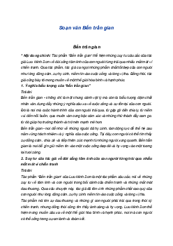 Soạn bài Bến trần gian | SGK Ngữ Văn 12 Kết nối tri thức (Tập 1)