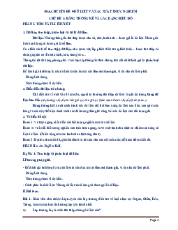 Tài liệu dạy thêm – học thêm chuyên đề bảng thống kê và các dạng biểu đồ