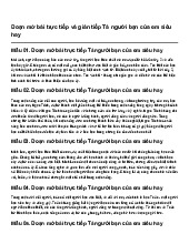 Đoạn mở bài trực tiếp và gián tiếp Tả người bạn của em siêu hay | Ngữ văn 5