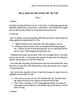 Phân tích khổ cuối bài thơ Tây Tiến của Quang Dũng hay chọn lọc | Văn mẫu 12