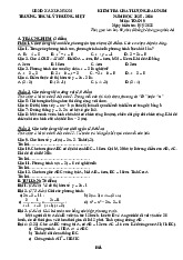 Đề kiểm tra Toán 9 đầu năm 2025 – 2026 trường THCS Lý Thường Kiệt – TP HCM