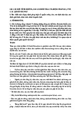 100 câu hỏi tình huống và trắc nghiệm về quyền dân sự môn Luật dân sự | Học viện Tòa án