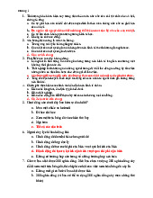 Ôn tập chương 1-3 - Ôn thi Kinh tế học cơ bản | Kinh tế vĩ mô | Đại học Tôn Đức Thắng