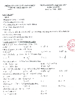 Hướng dẫn ôn tập học kì 1 Toán 8 năm 2021 – 2022 trường THCS Thanh Am – Hà Nội