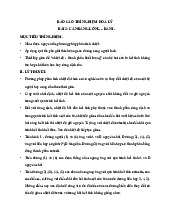 Báo cáo hóa lý bài 2 | Môn Hóa lý 1,2 - Đại học Sư phạm Kỹ thuật Thành phố Hồ Chí Minh