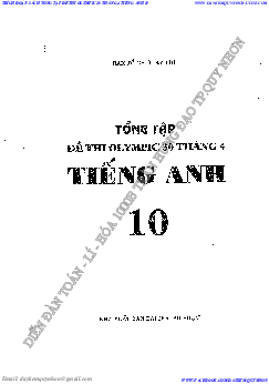 Tổng tập đề thi Olympic 30 tháng 4 từ 2007 đến 2011 môn Tiếng Anh