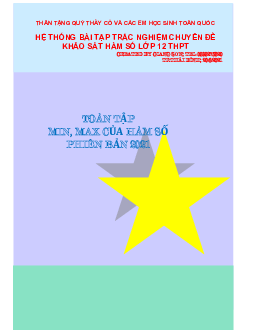 Toàn tập min – max của hàm số Toán 12