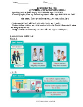 Ôn tập HK1 tiếng anh 4