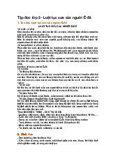 Tập đọc lớp 5 - Luật tục xưa của người Ê-đê