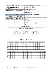 Đề thi pháp luật đại cương cuối kì 1| Trường đại học Sư Phạm Kỹ Thuật TP. Hồ Chí Minh