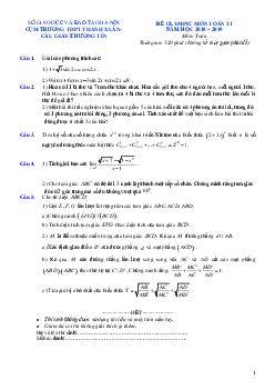 Đề Olympic Toán 11 năm 2019 cụm THPT Thanh Xuân & Cầu Giấy & Thường Tín – Hà Nội