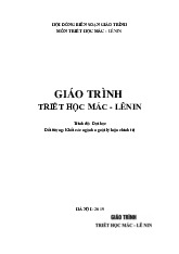 Triết học và vai trò của triết học trong đời sống xã hội | Triết học Mác-Lênin | Trường Đại học Y Dược , Đại học Quốc gia Hà Nội